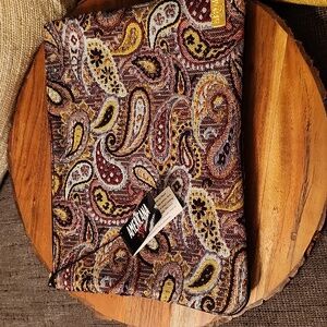 Americana By Sharif Paisley Lrg. Clutch NWT